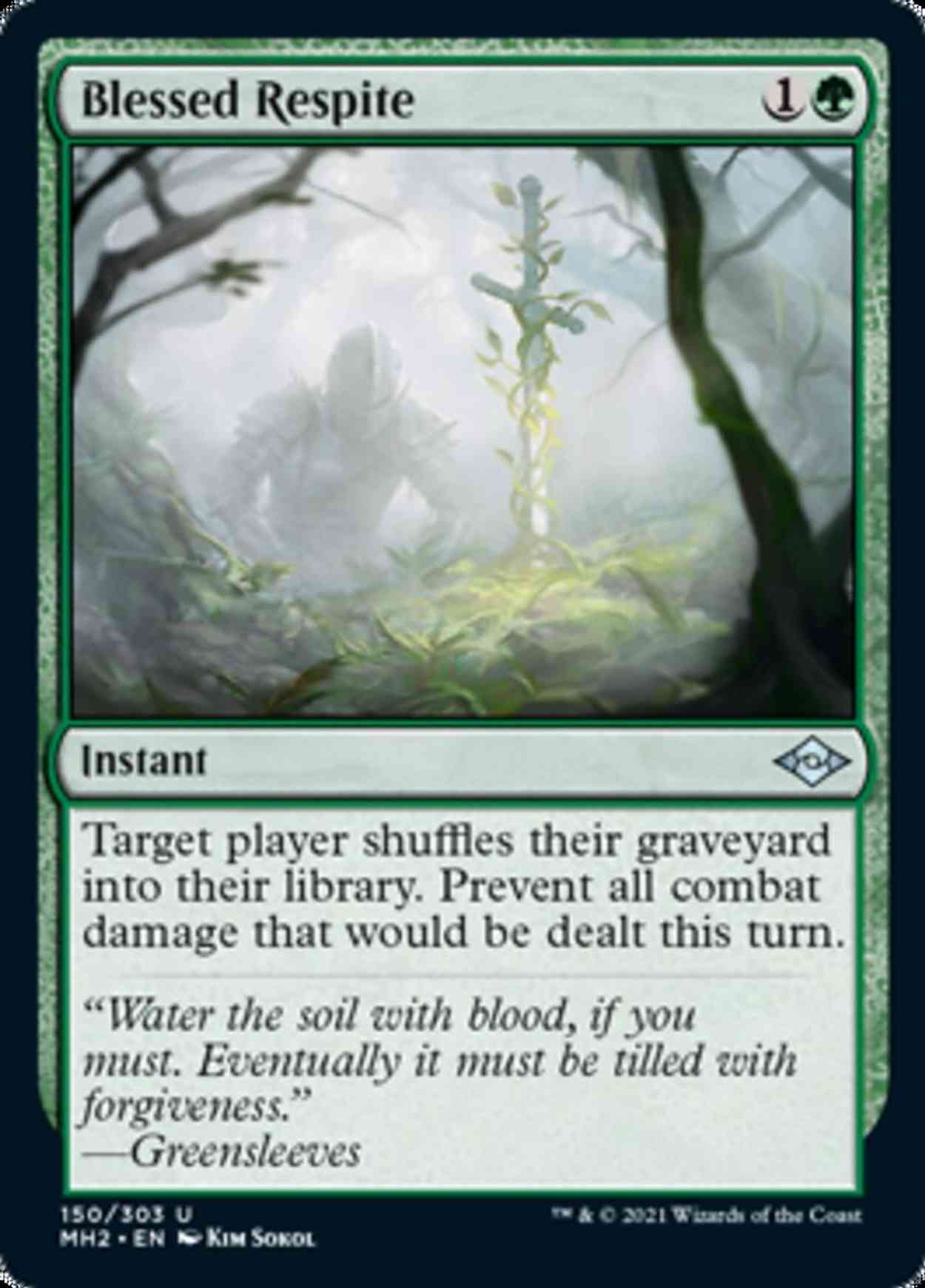 Blessed Respite magic card front