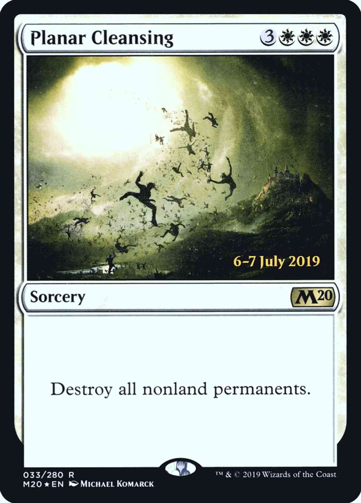 Planar Cleansing magic card front