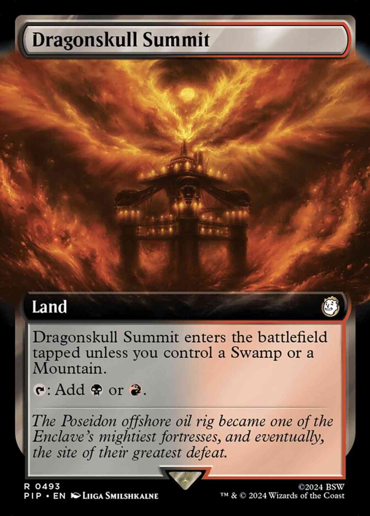 Dragonskull Summit (Extended Art) magic card front