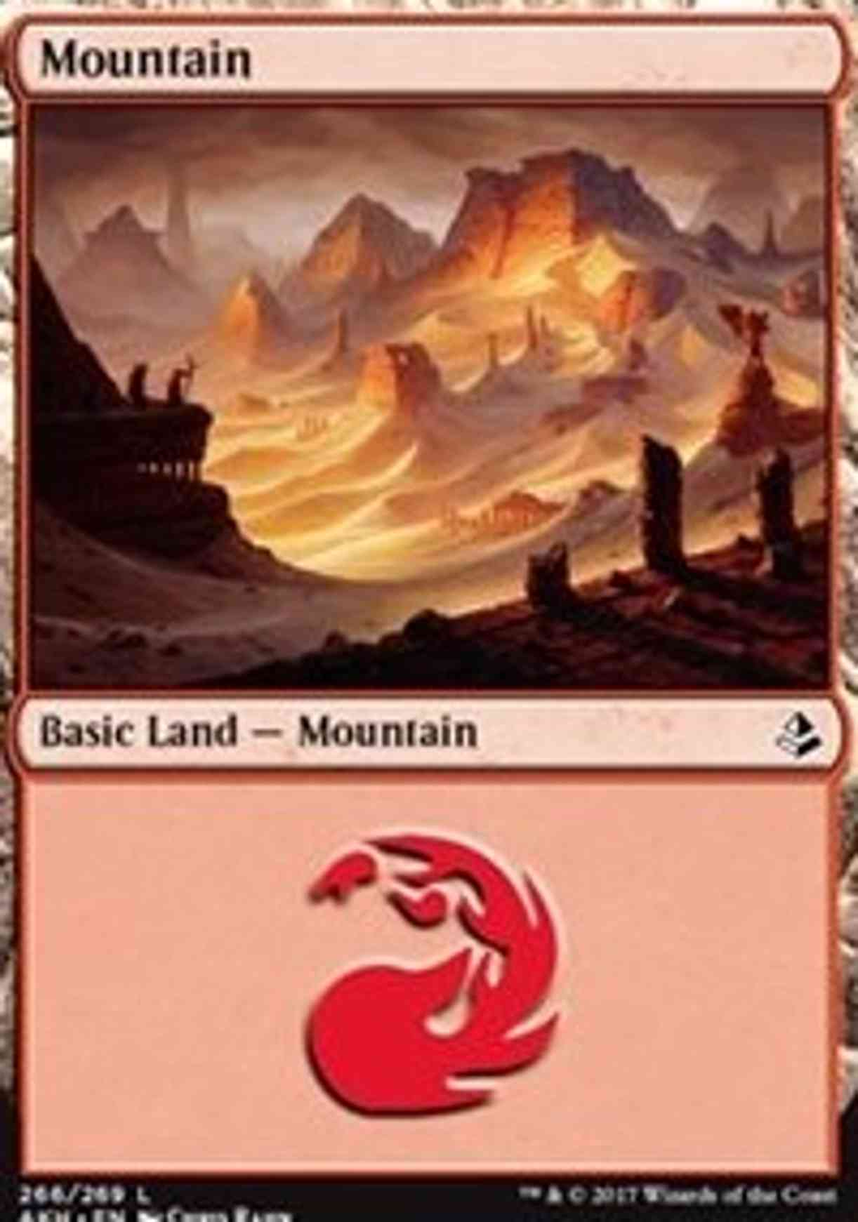 Mountain (266) magic card front