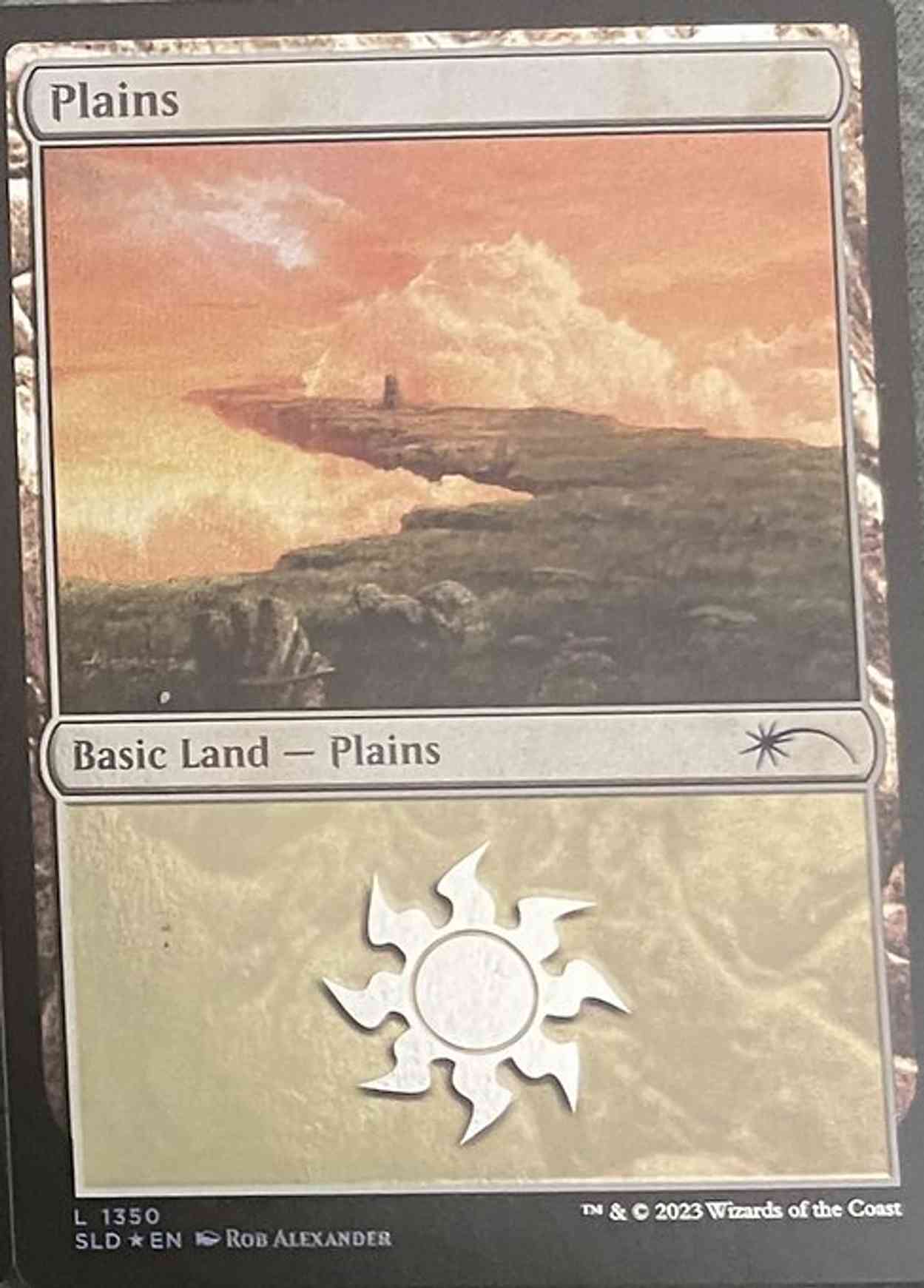 Plains (1350) magic card front