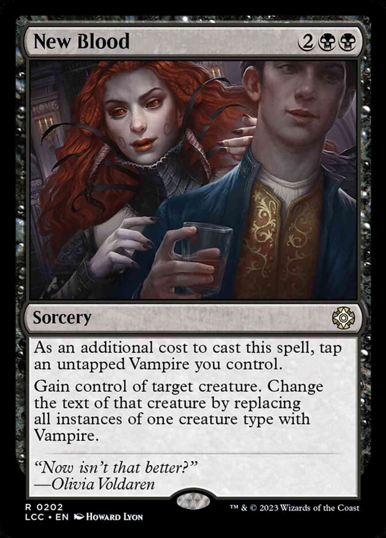 New Blood magic card front
