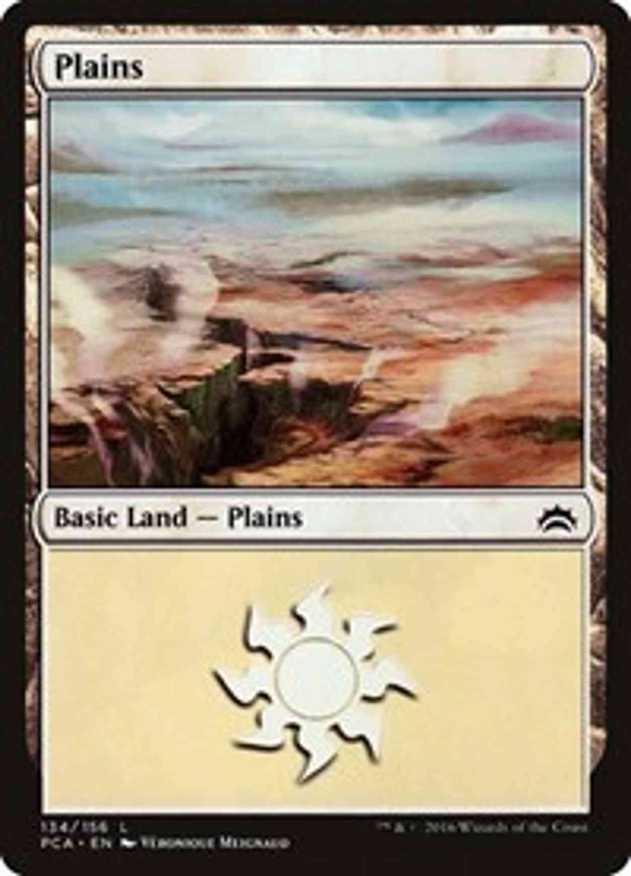 Plains (134) magic card front