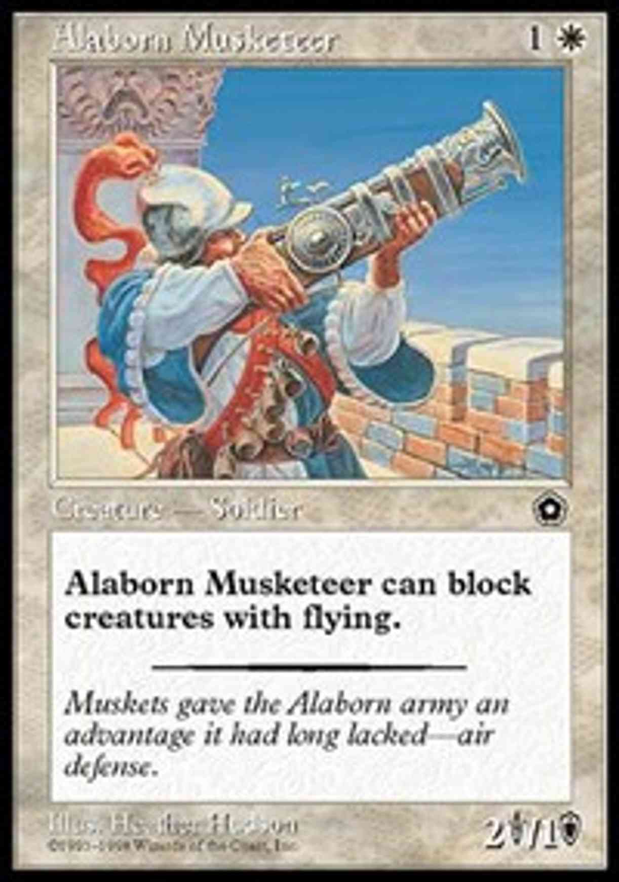 Alaborn Musketeer magic card front