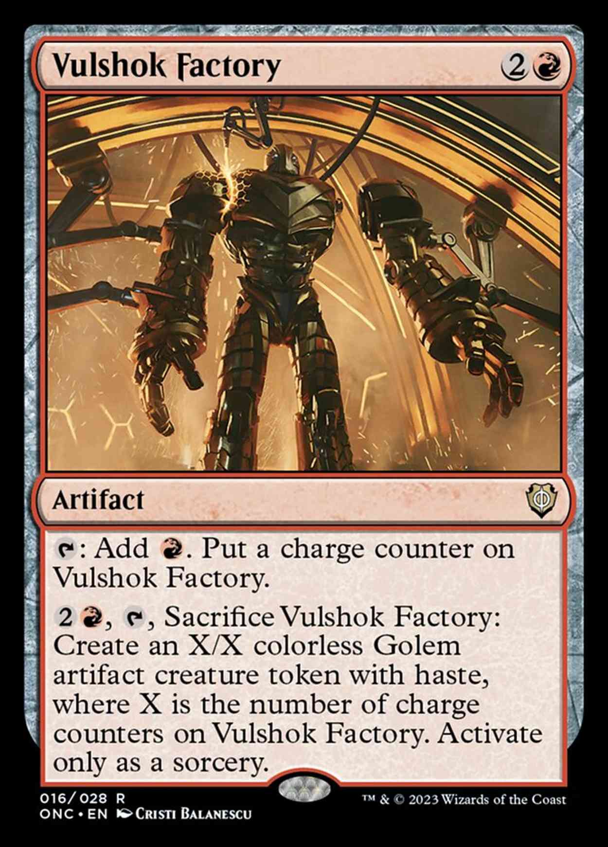 Vulshok Factory magic card front