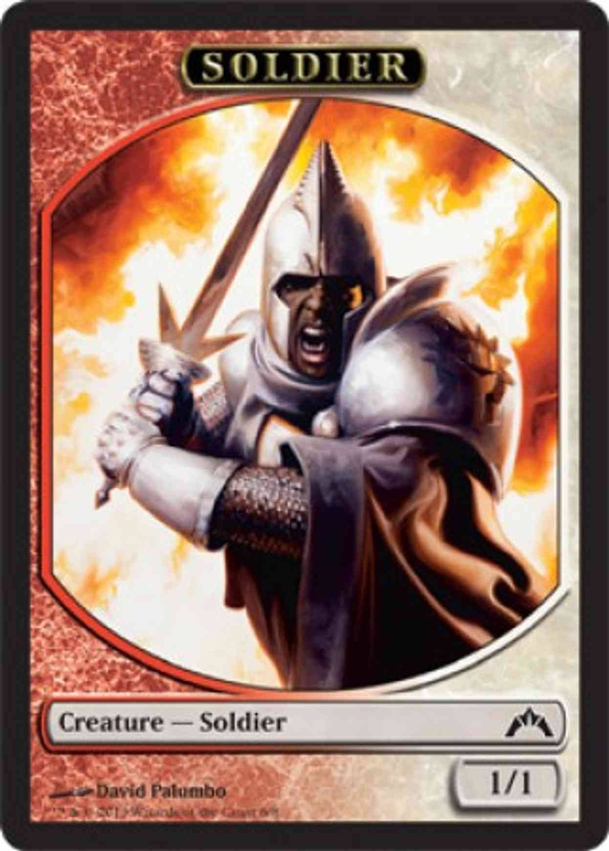 Soldier Token (Red/White) magic card front