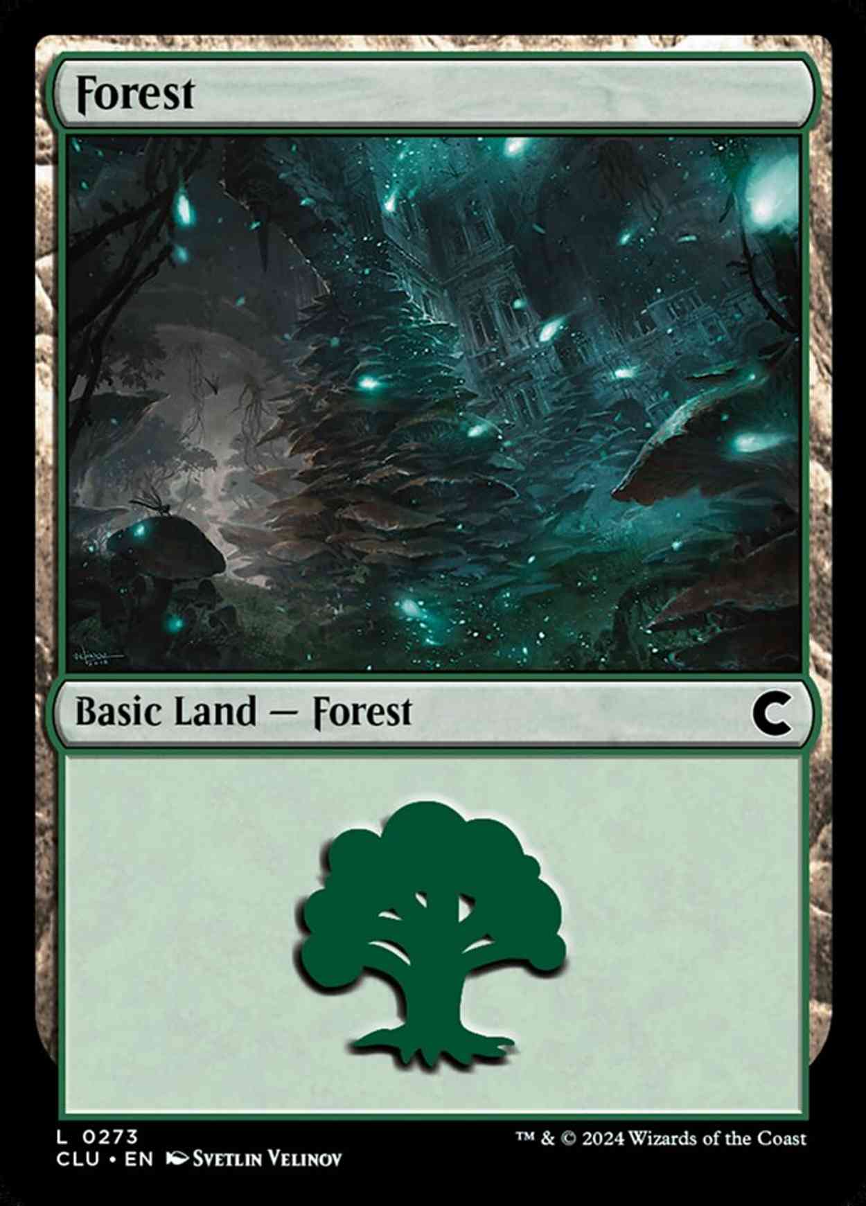 Forest (0273) magic card front