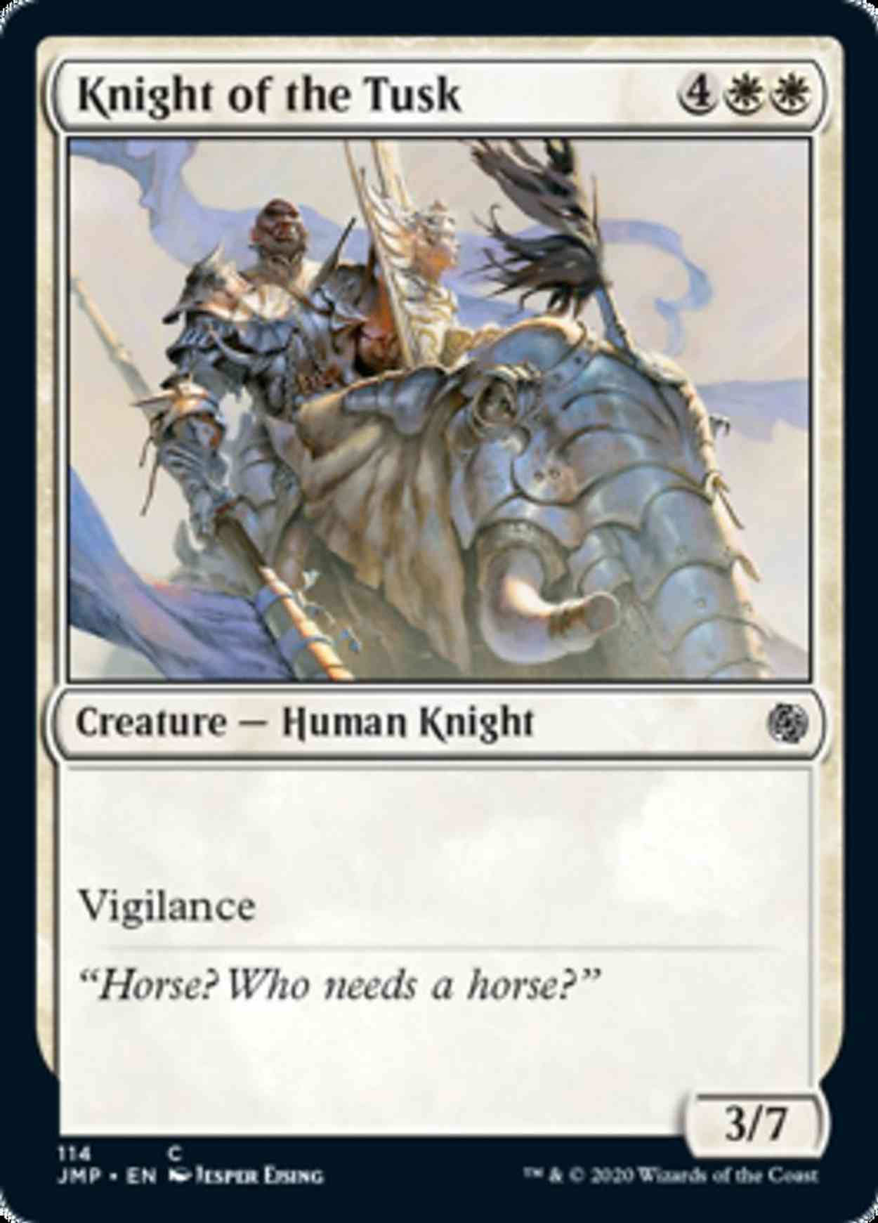 Knight of the Tusk magic card front