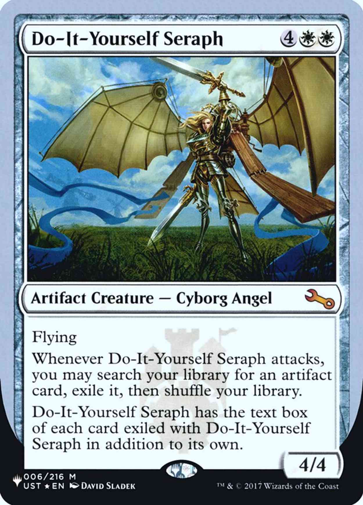 Do-It-Yourself Seraph magic card front