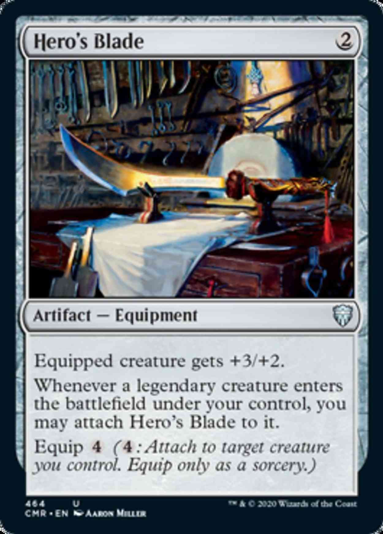 Hero's Blade (464) magic card front