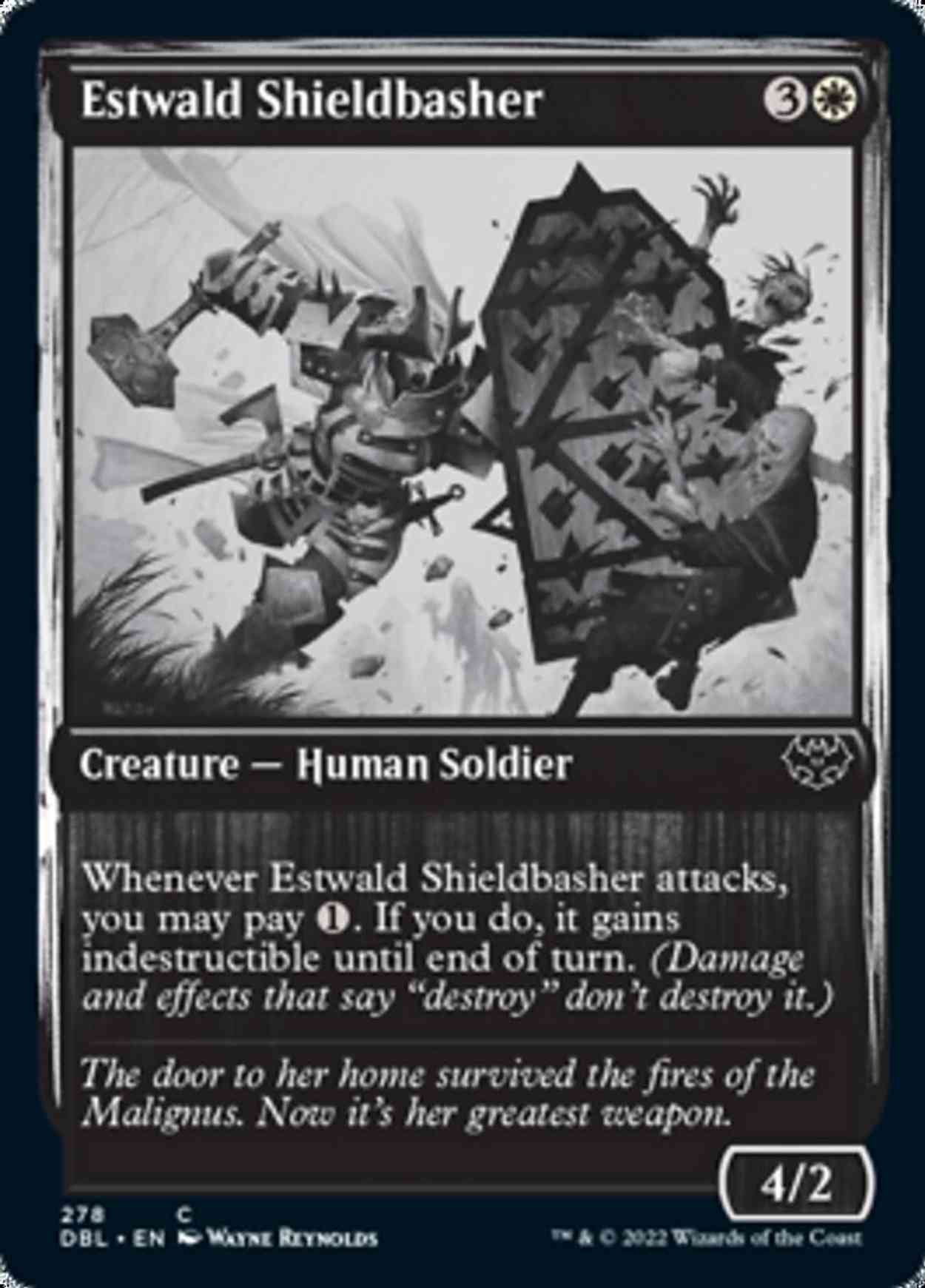 Estwald Shieldbasher magic card front
