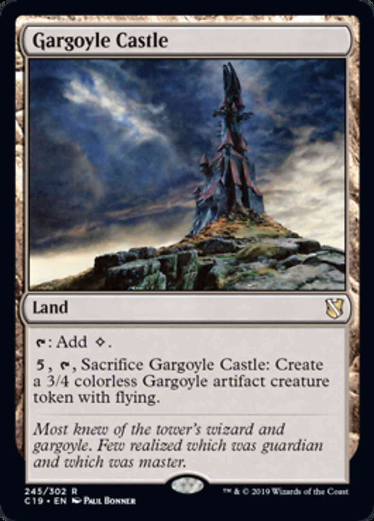 Gargoyle Castle magic card front