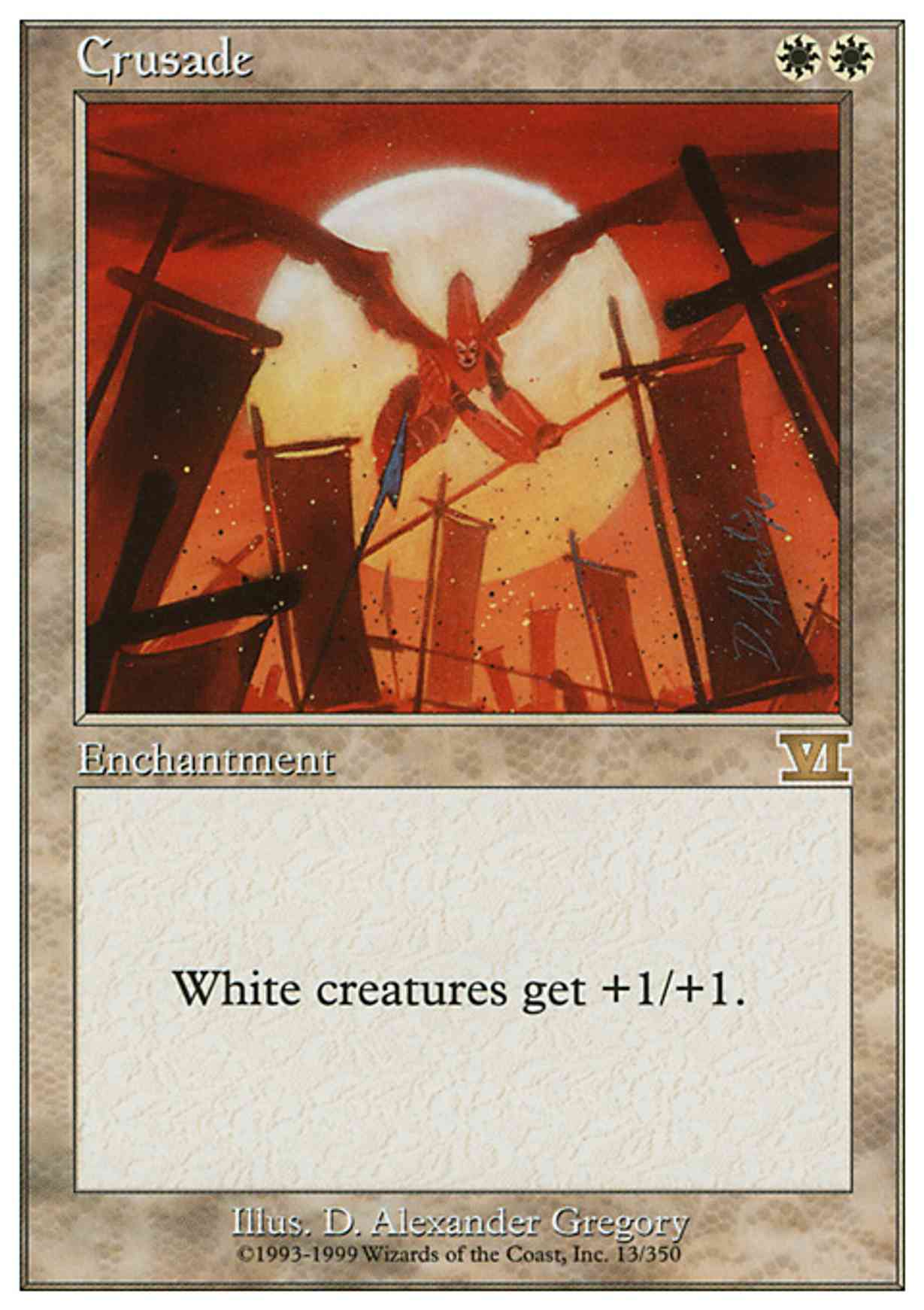 Crusade magic card front