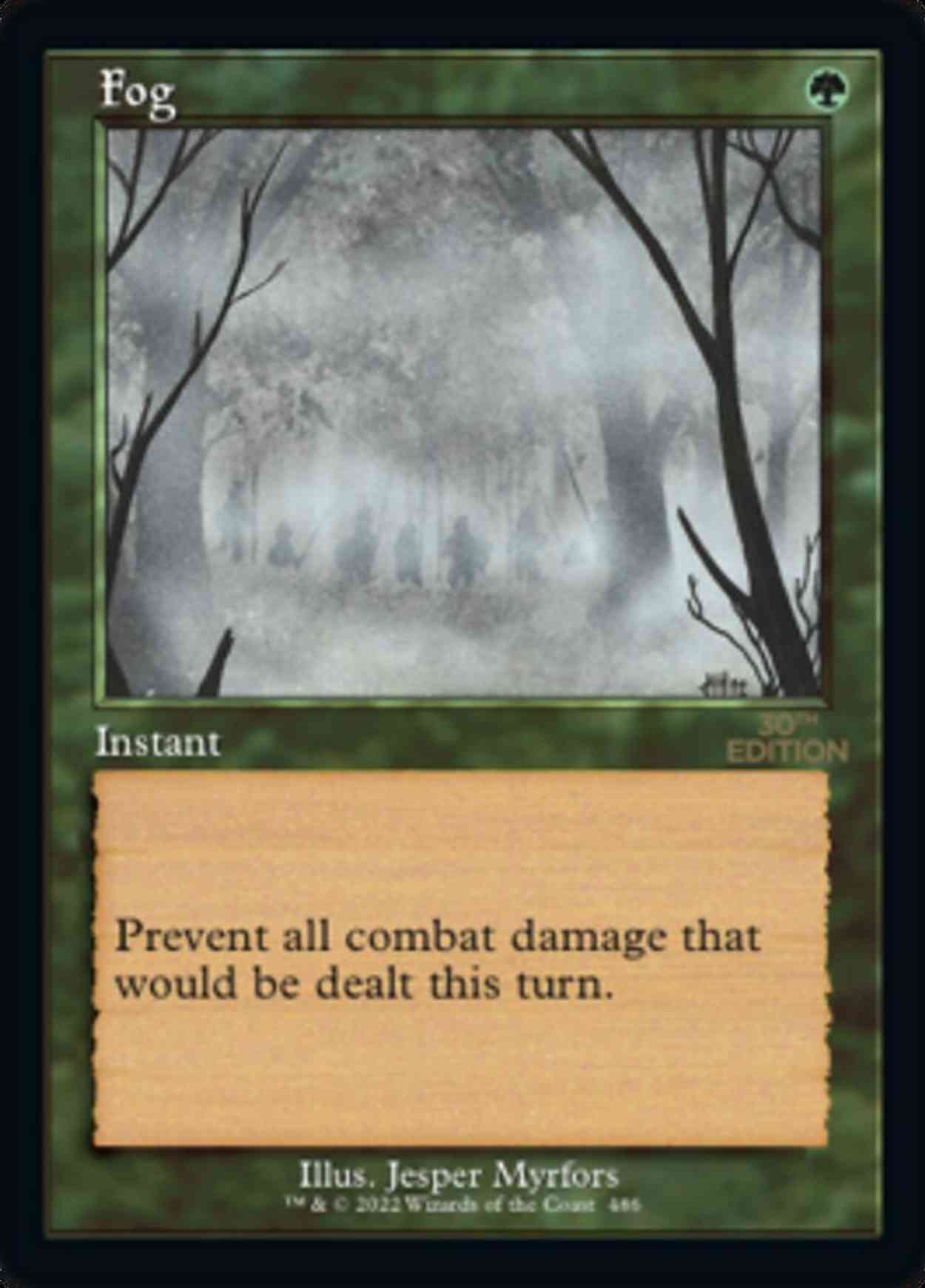 Fog (Retro Frame) magic card front