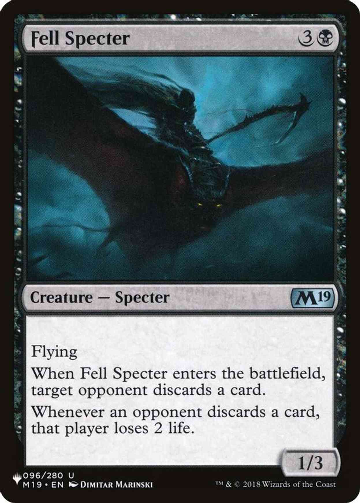 Fell Specter magic card front