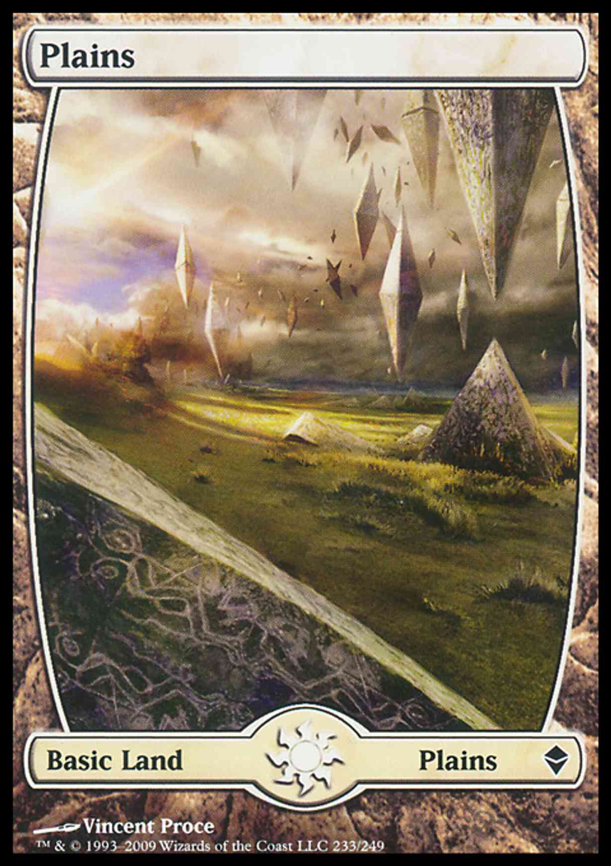Plains (233) - Full Art magic card front