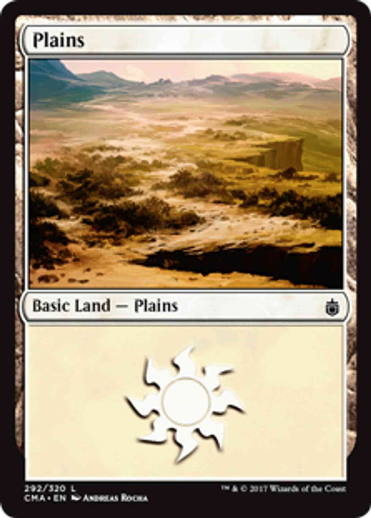 Plains (292) magic card front