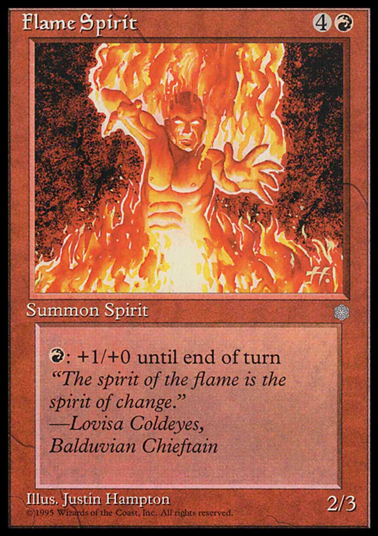 Flame Spirit magic card front