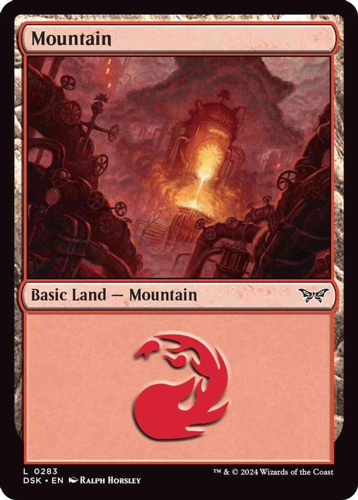 Mountain (0283) magic card front