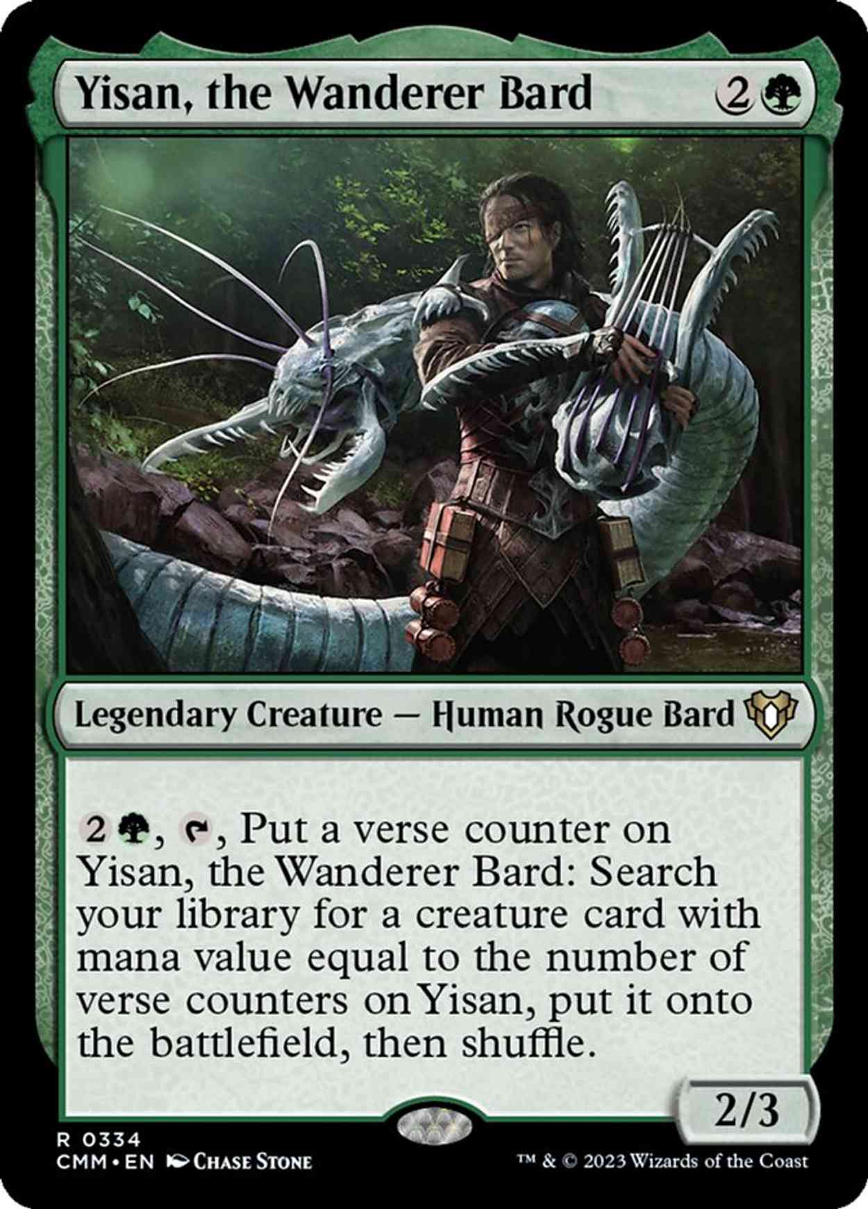 Yisan, the Wanderer Bard magic card front