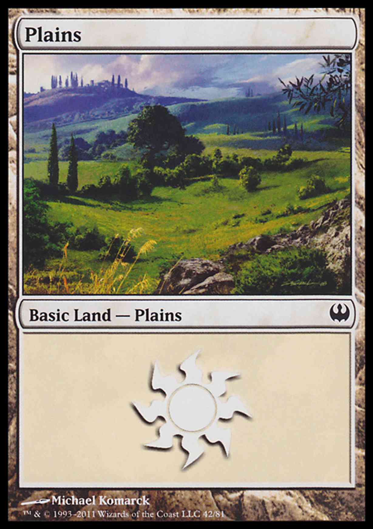 Plains (42)  magic card front