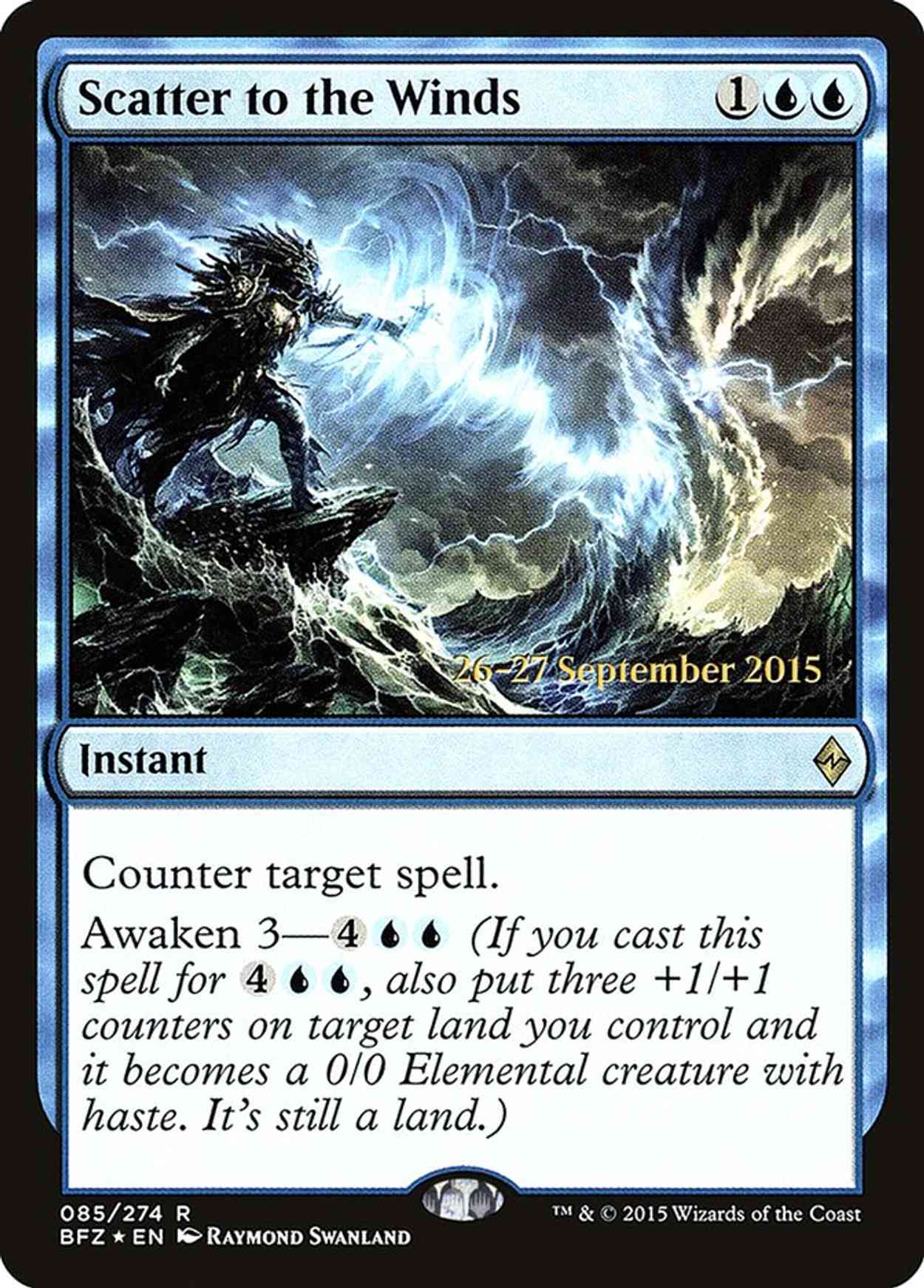 Scatter to the Winds magic card front