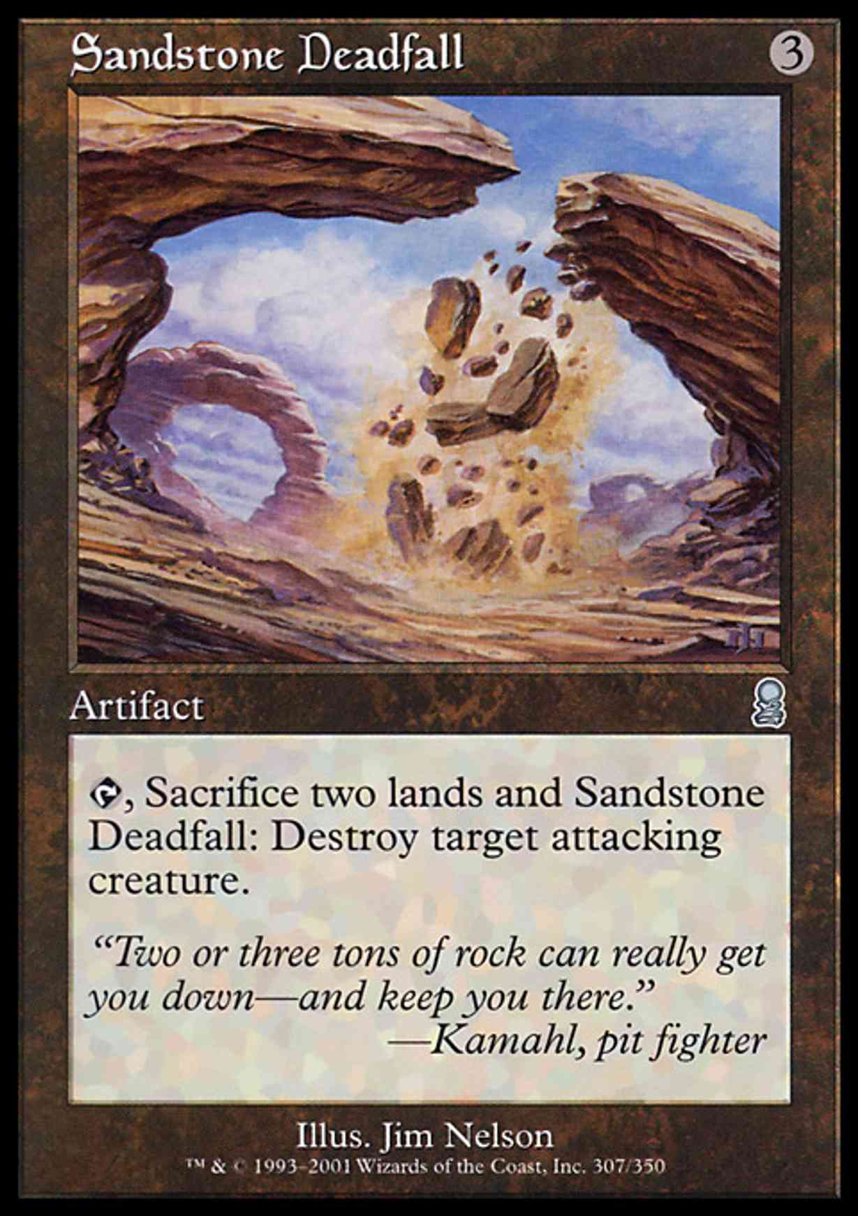 Sandstone Deadfall magic card front