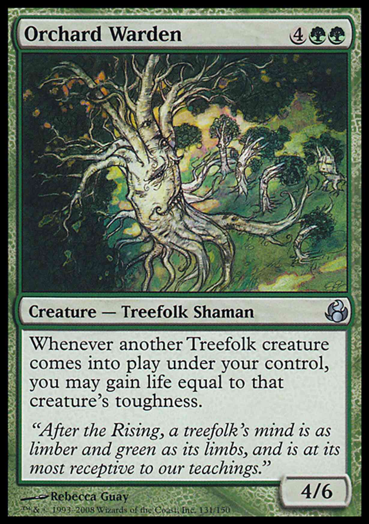 Orchard Warden magic card front