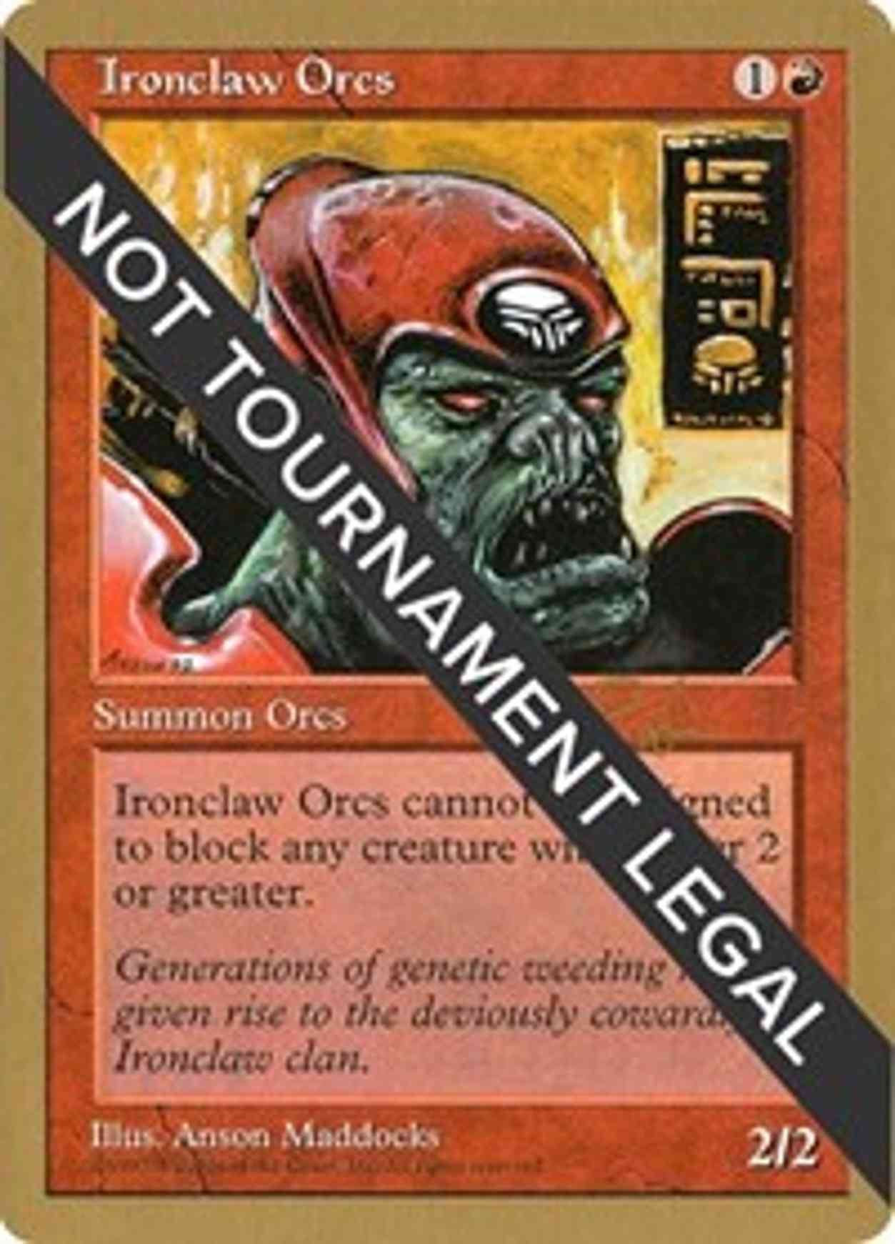 Ironclaw Orcs - 1998 Ben Rubin (5ED) magic card front
