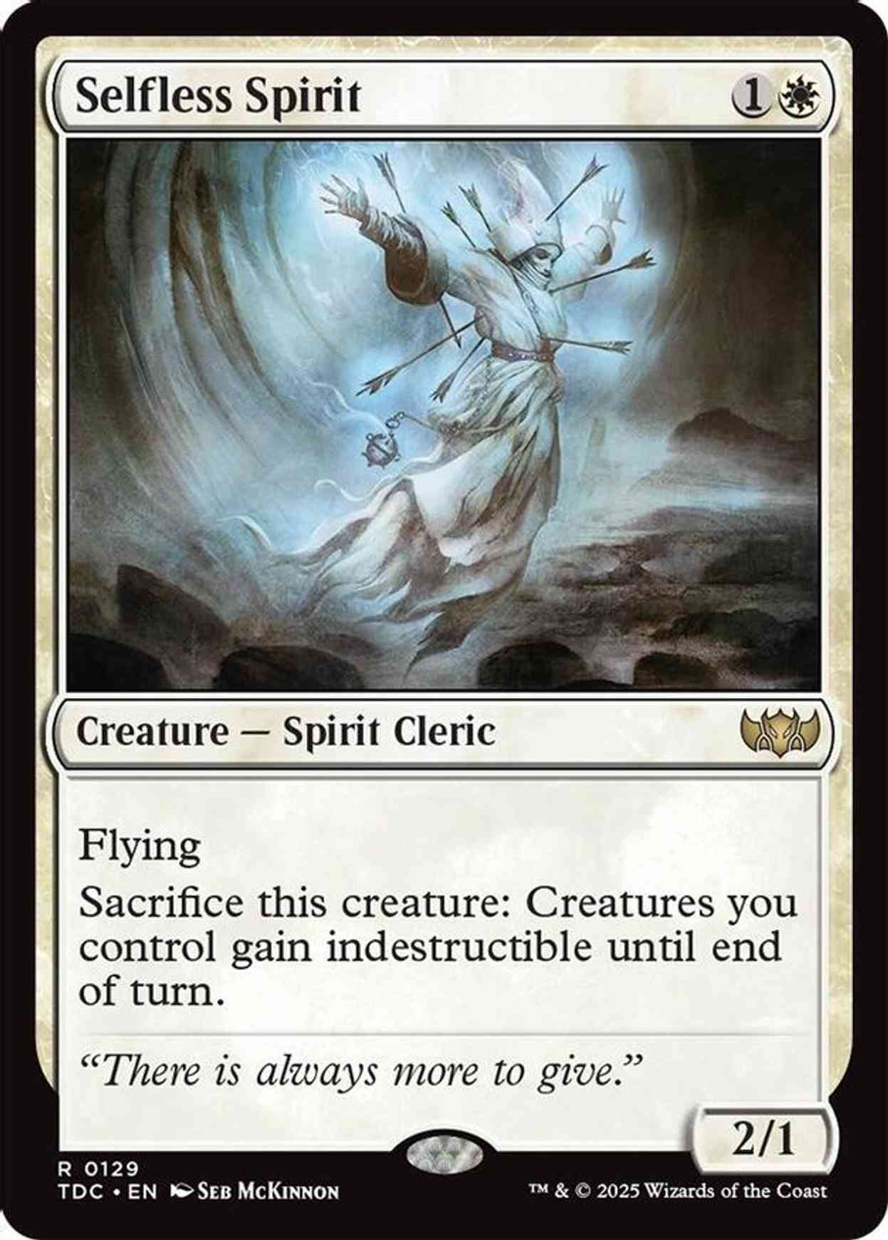 Selfless Spirit magic card front