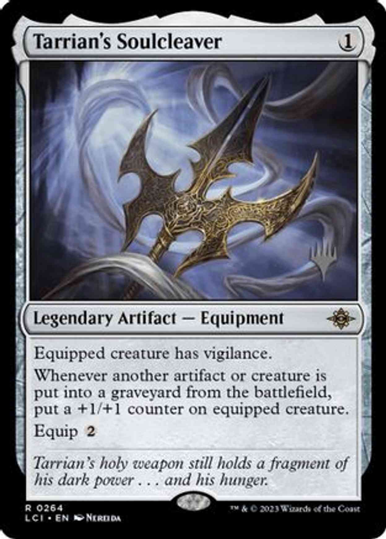 Tarrian's Soulcleaver magic card front