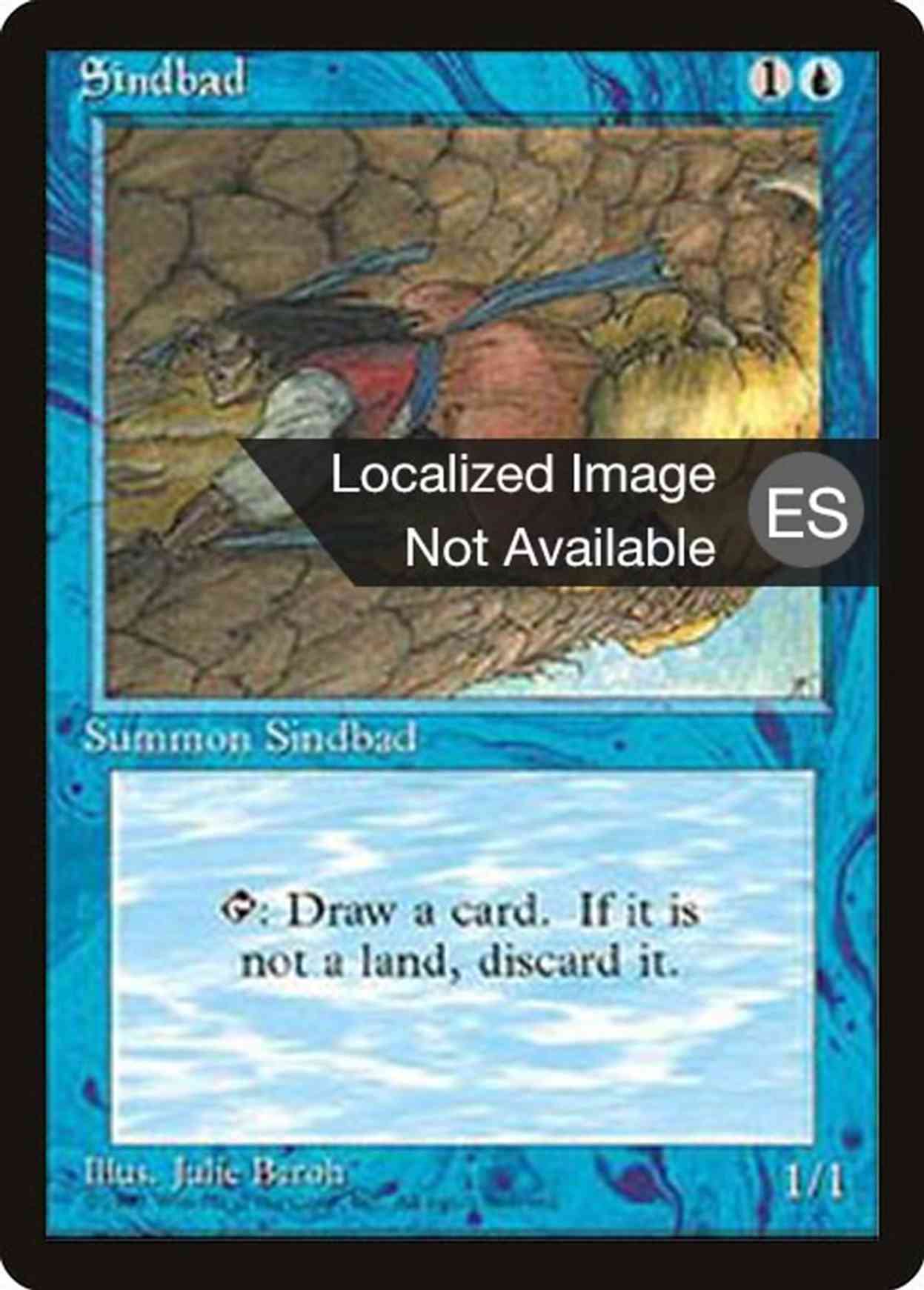 Sindbad magic card front