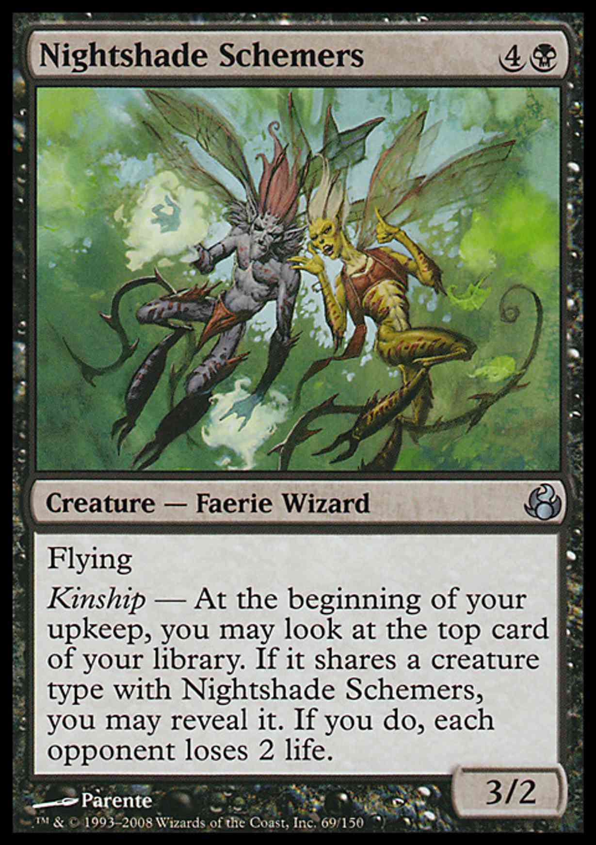 Nightshade Schemers magic card front