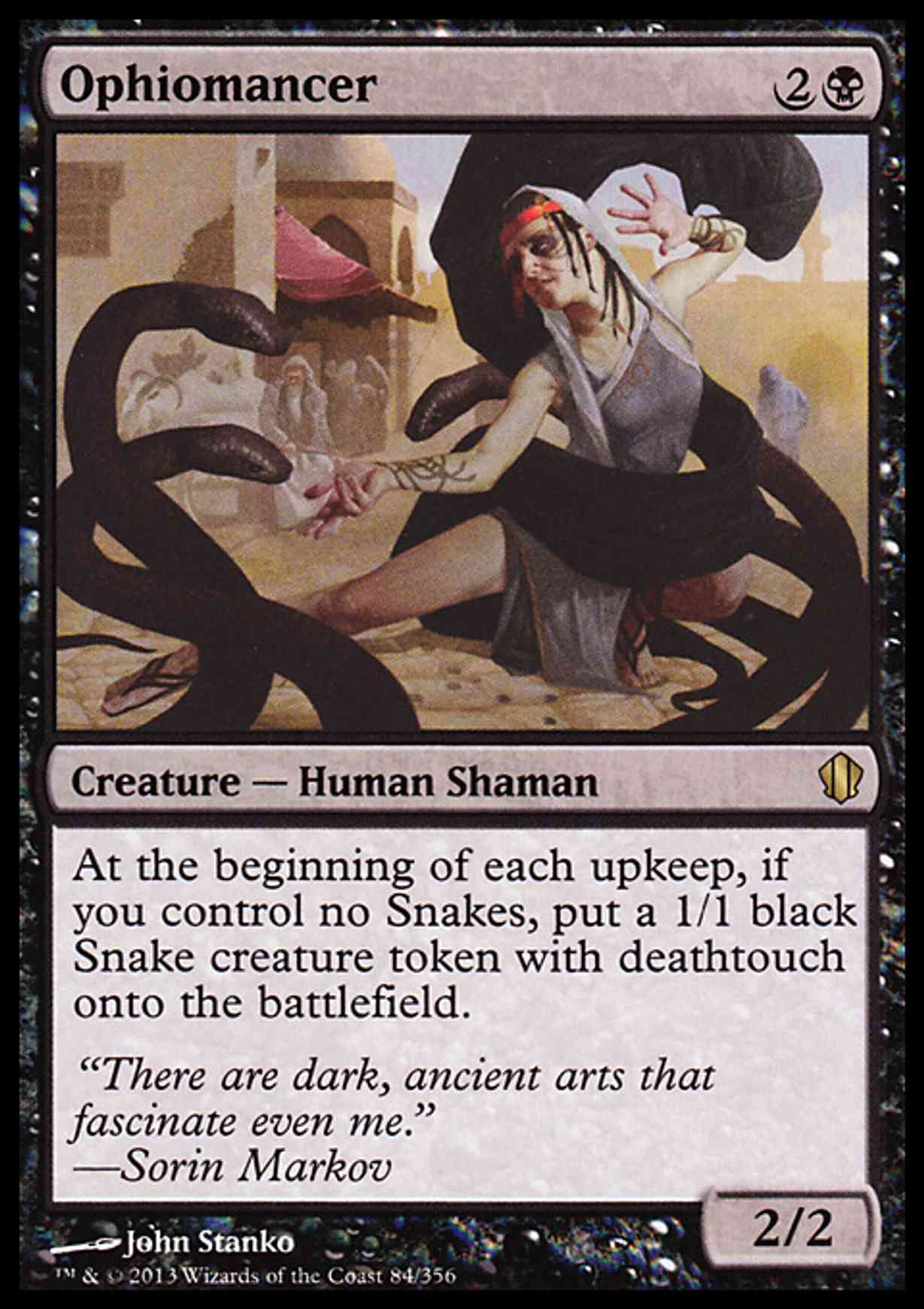 Ophiomancer magic card front