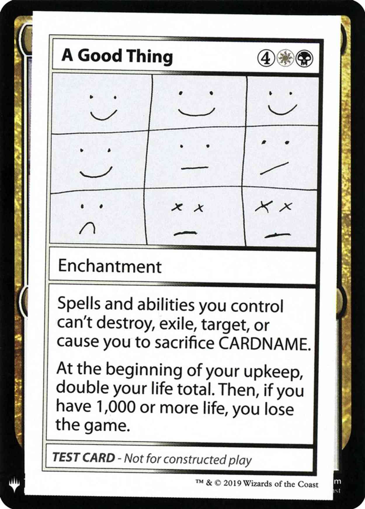 A Good Thing magic card front