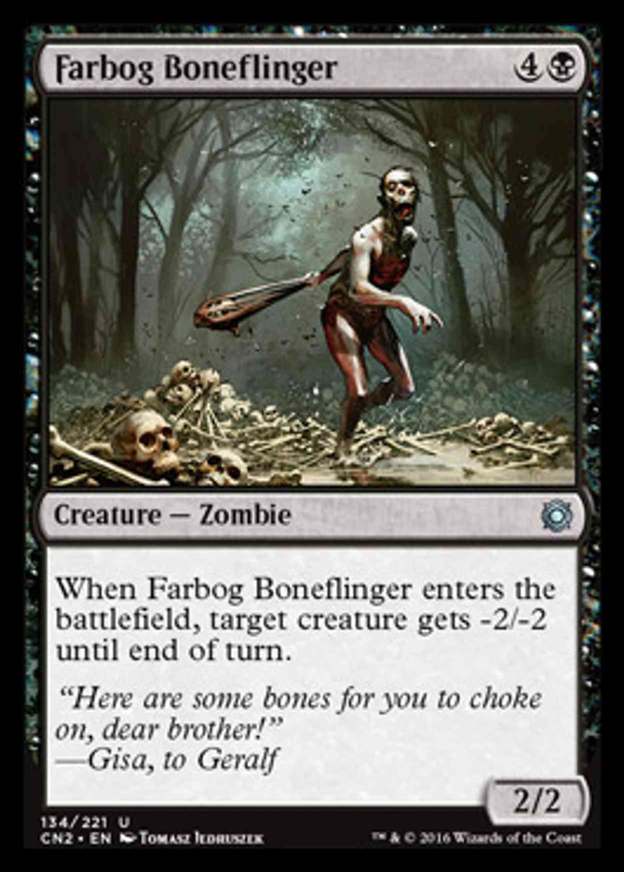 Farbog Boneflinger magic card front