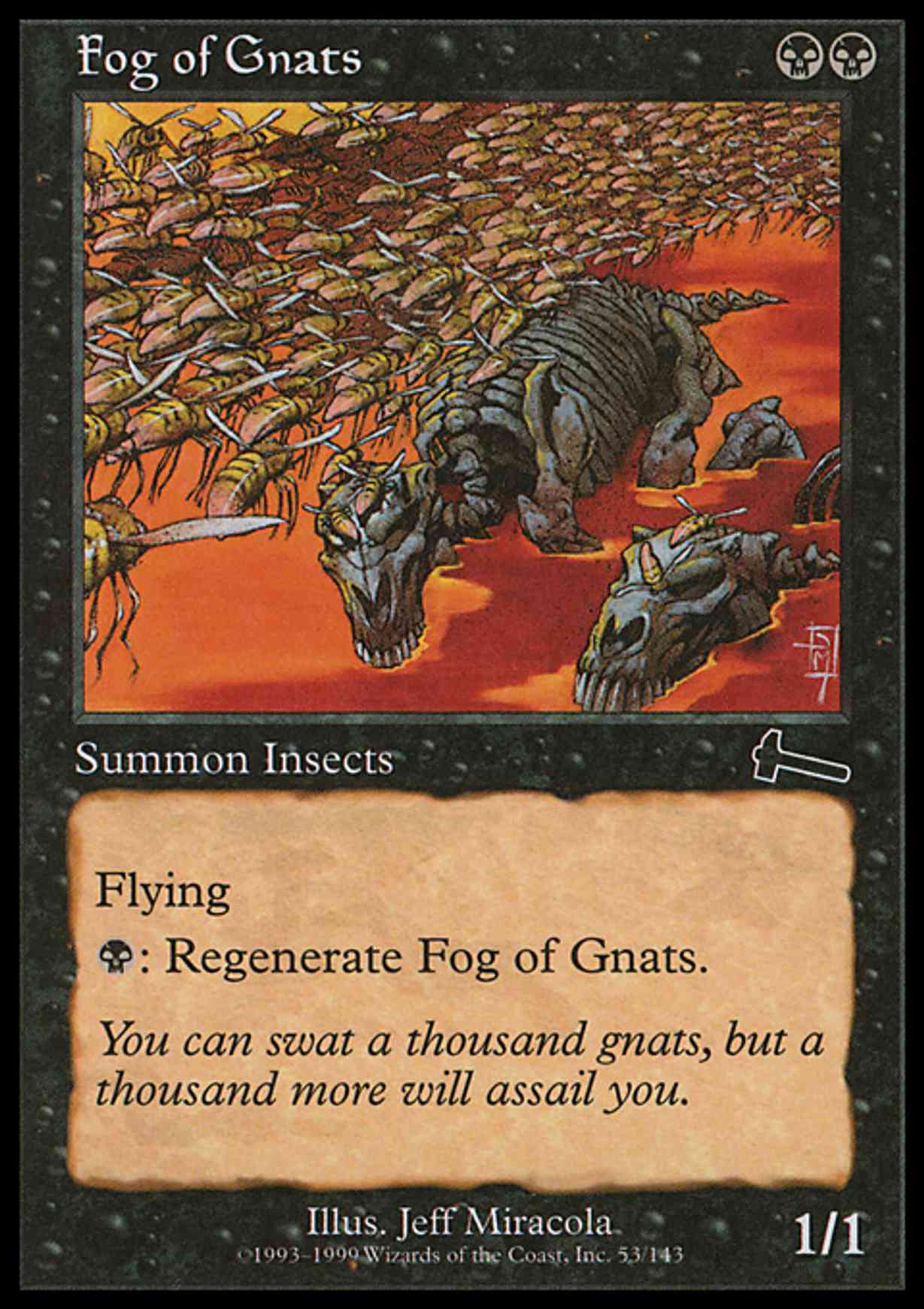 Fog of Gnats magic card front