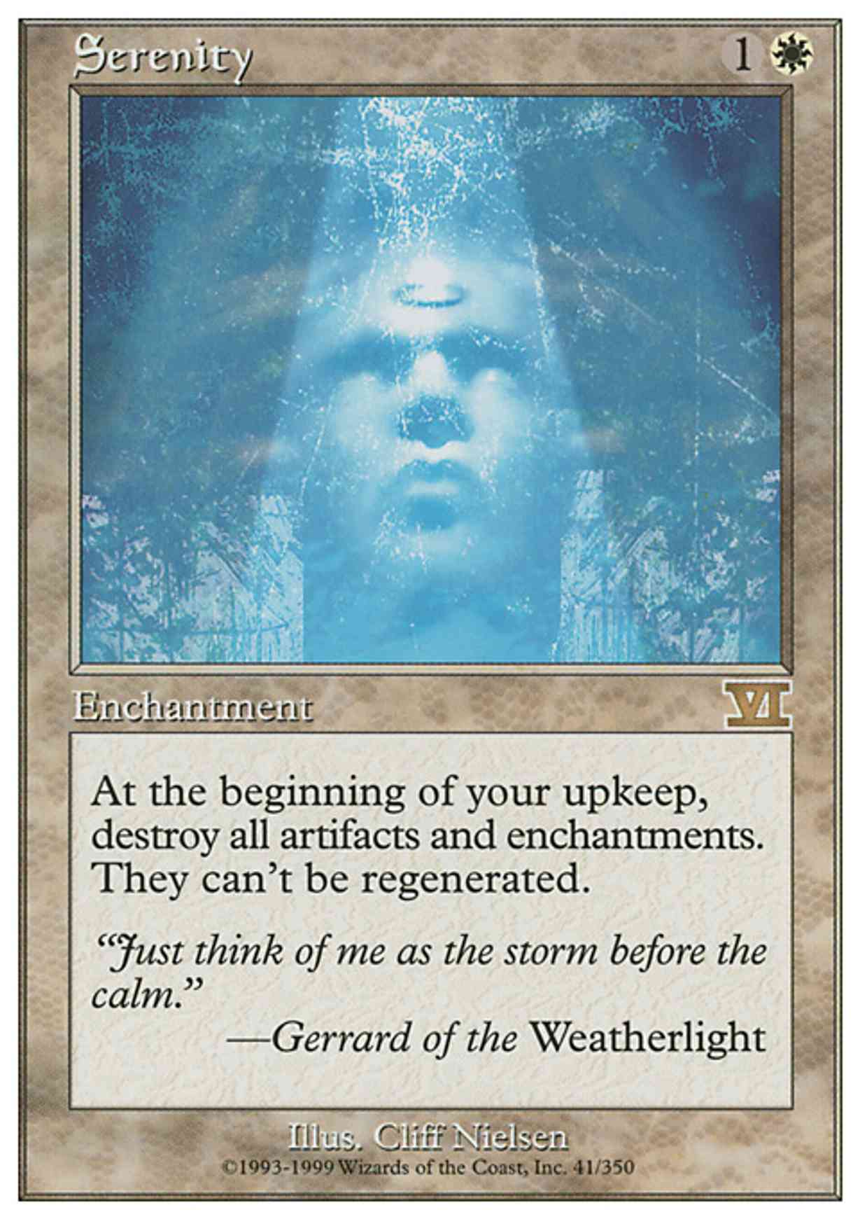 Serenity magic card front