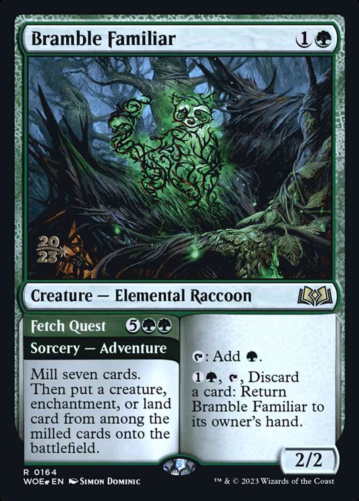 Bramble Familiar magic card front