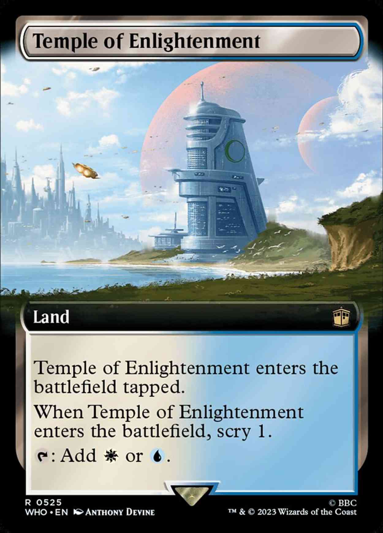Temple of Enlightenment (Extended Art) magic card front