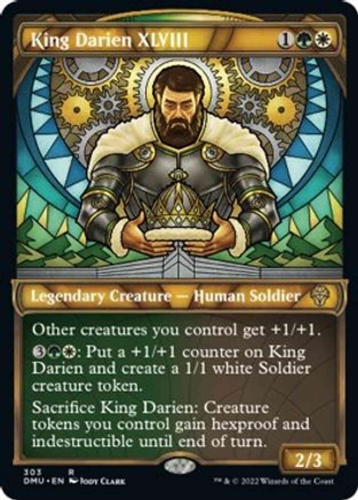 King Darien XLVIII (Showcase) magic card front