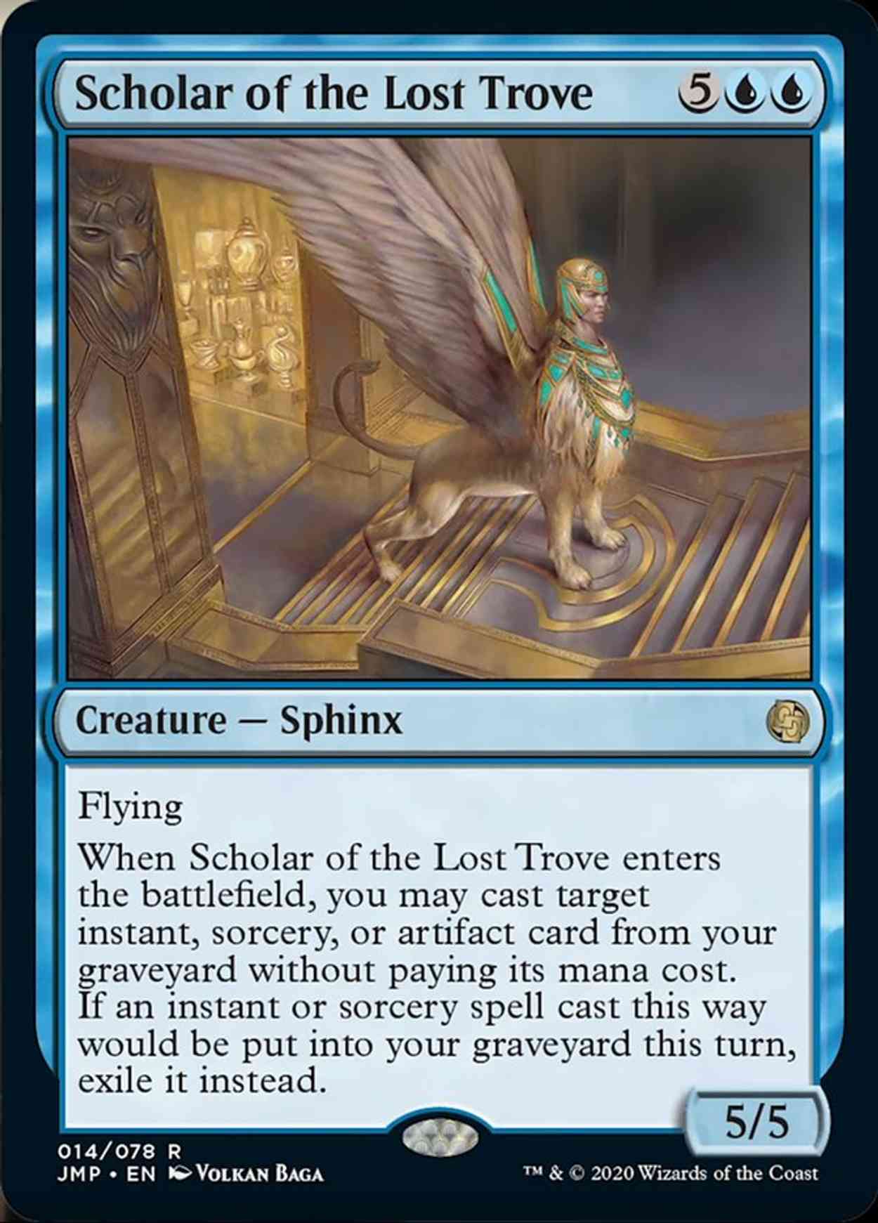 Scholar of the Lost Trove magic card front