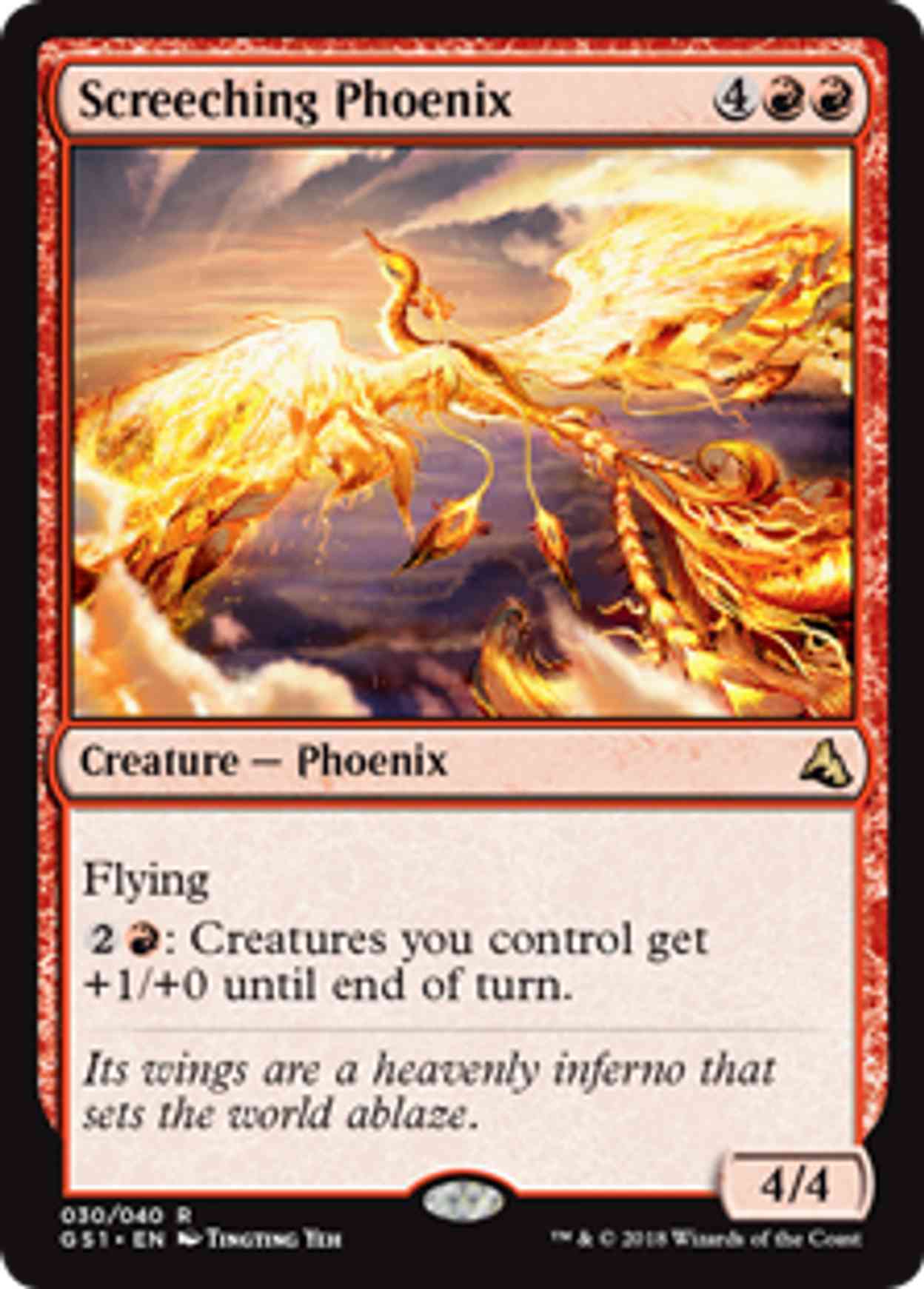 Screeching Phoenix magic card front