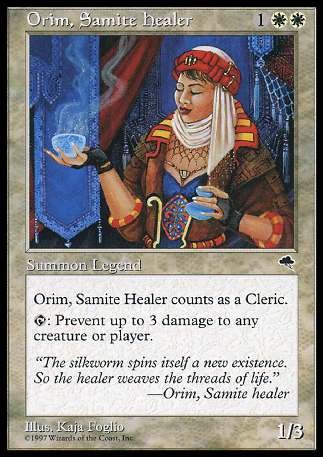 Orim, Samite Healer magic card front