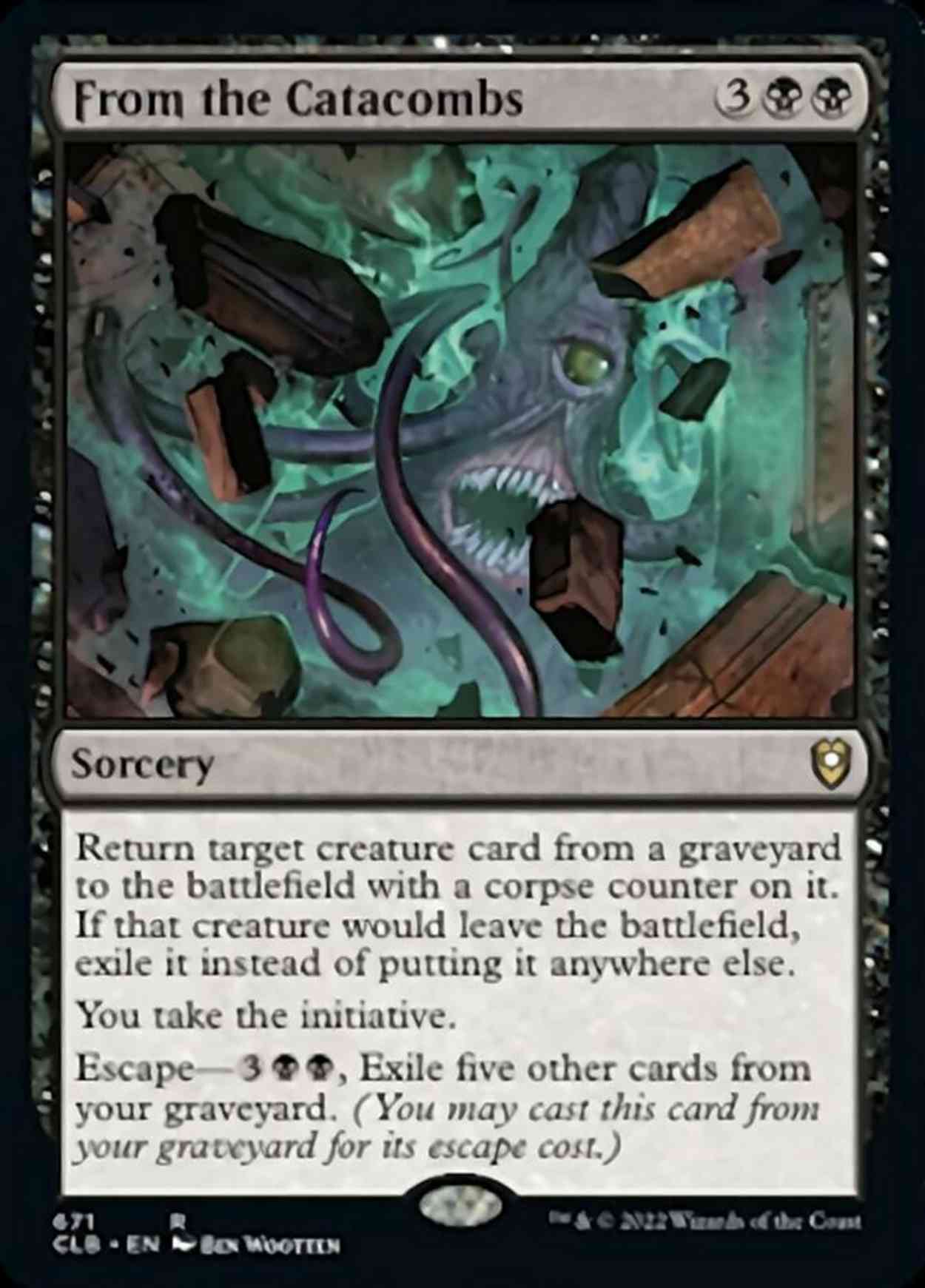 From the Catacombs magic card front