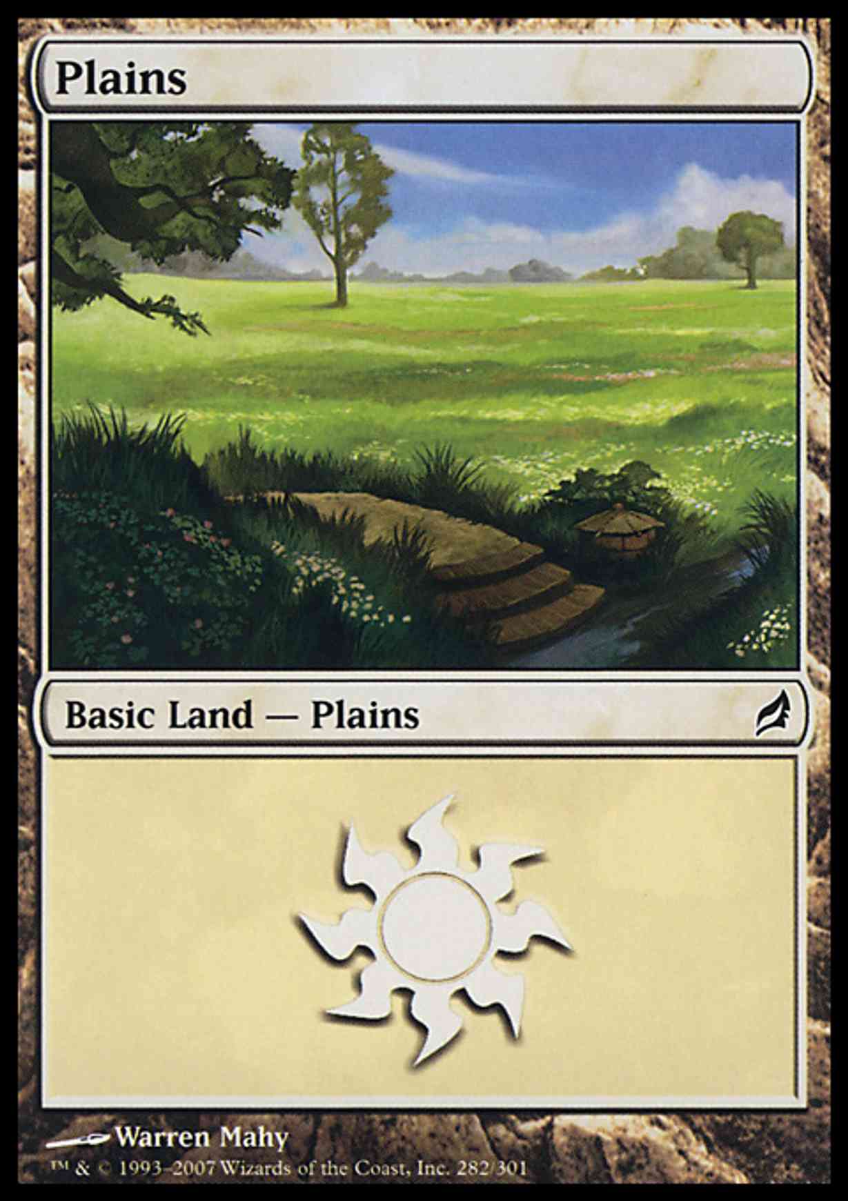 Plains (282) magic card front