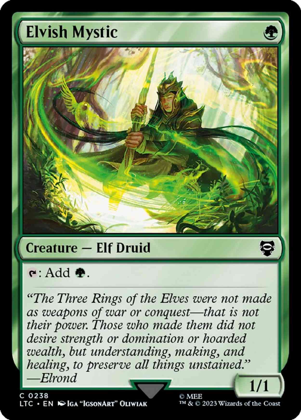 Elvish Mystic magic card front