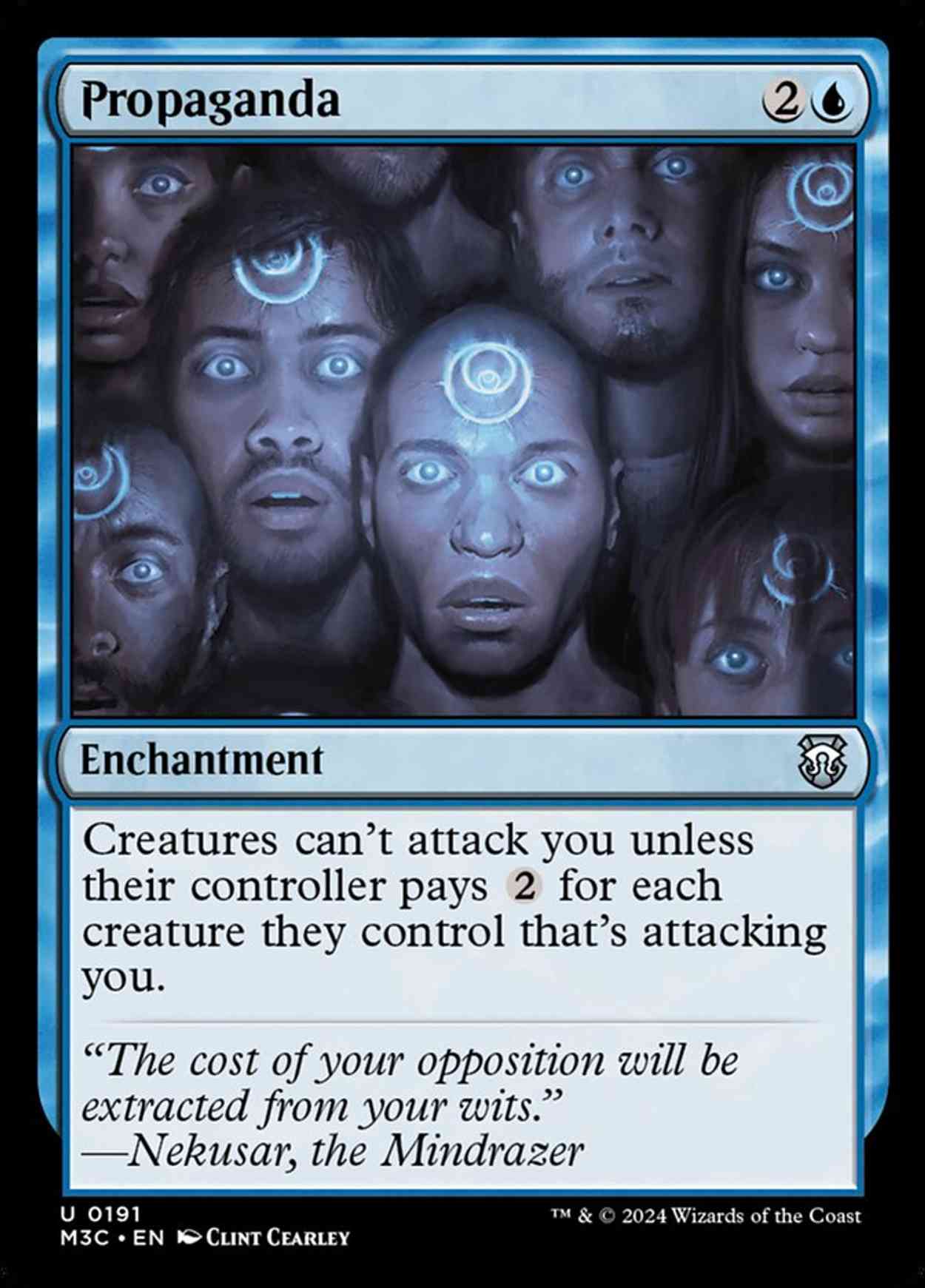 Propaganda magic card front