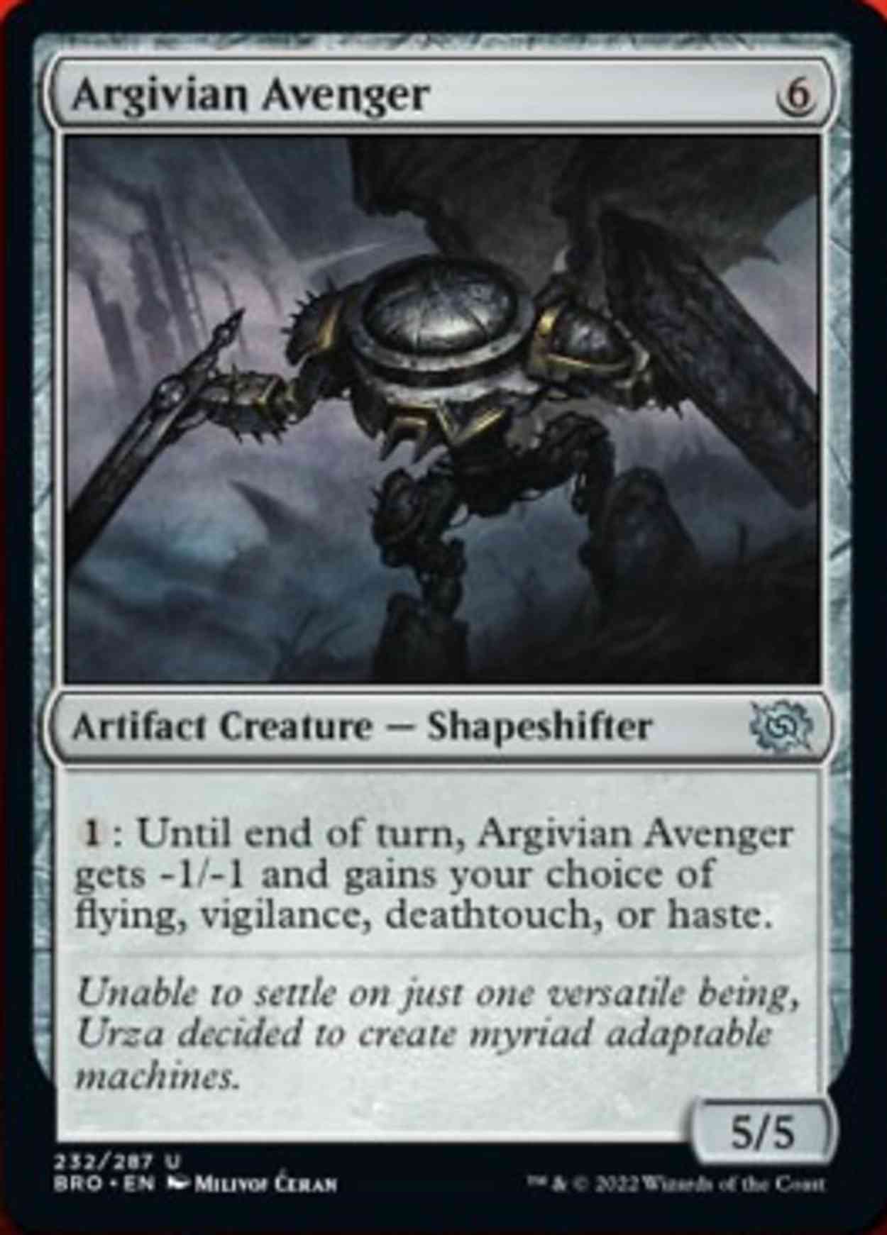 Argivian Avenger magic card front