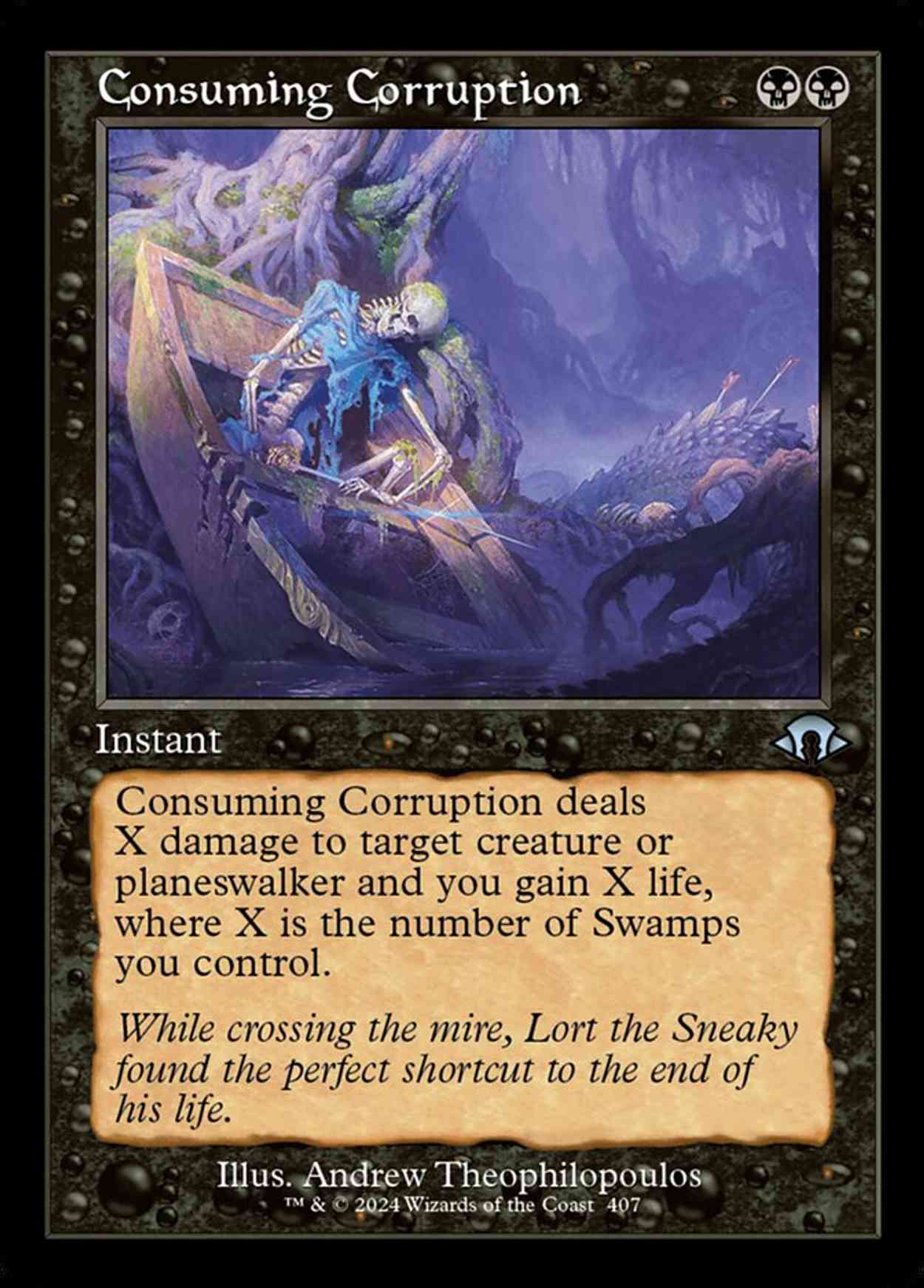 Consuming Corruption (Retro Frame) magic card front